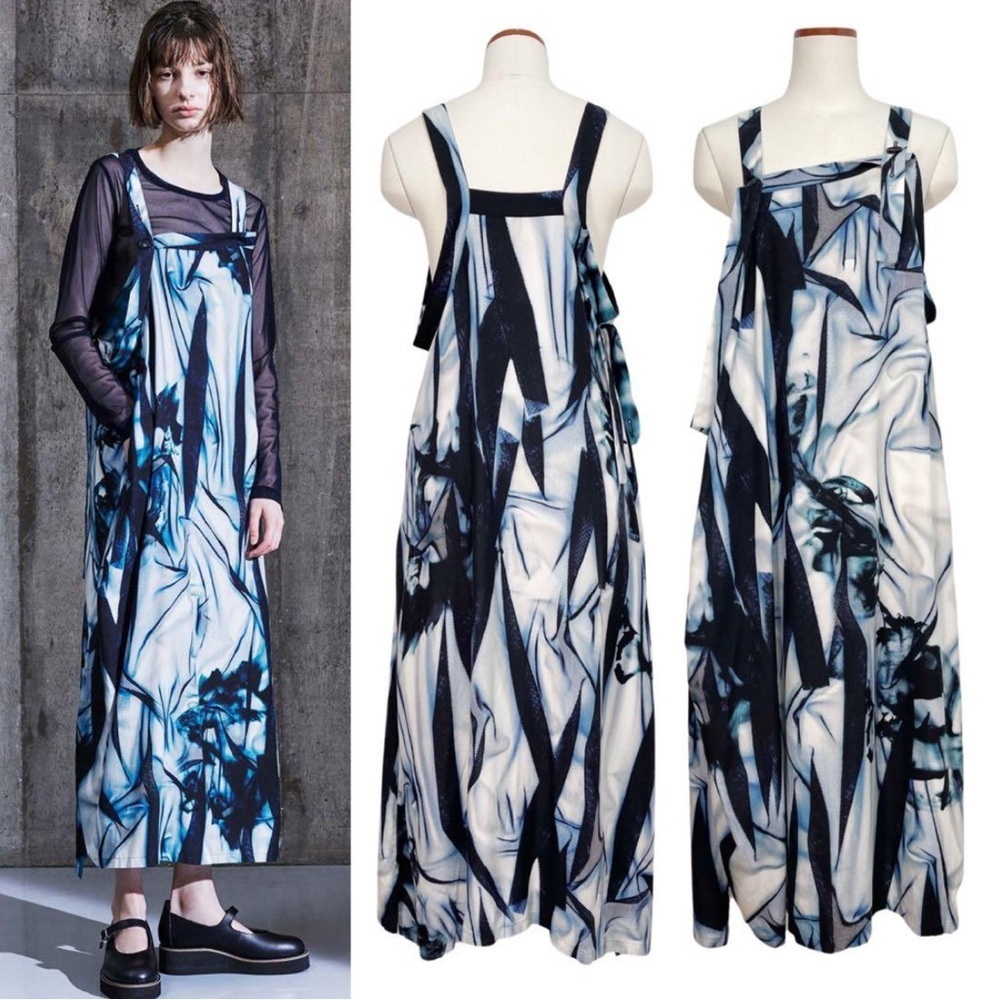 Y's by Yohji Yamamoto
Printed Long Dress